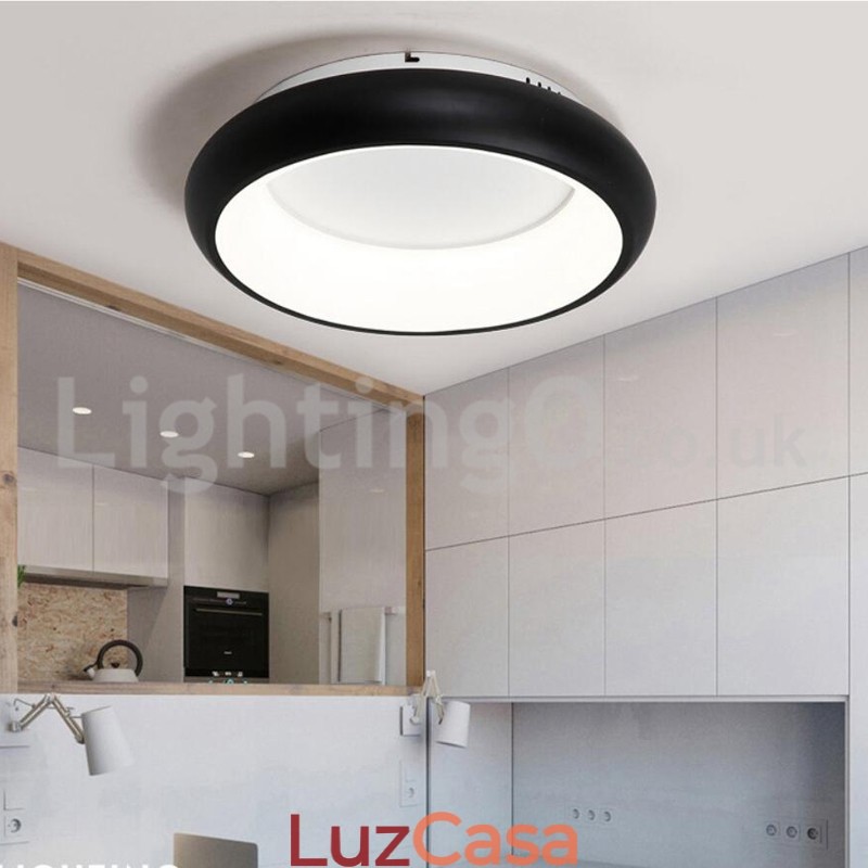 Luzes de teto modernas redondas embutidas