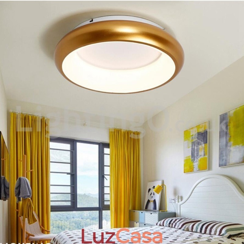Luzes de teto modernas redondas embutidas