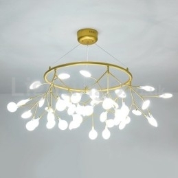Lustre de luxo pós-moderno redondo Fireflies