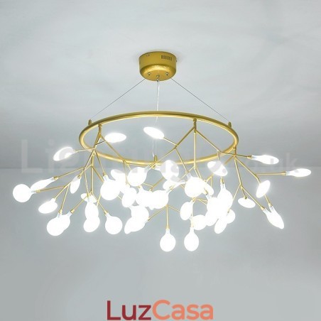 Lustre de luxo pós-moderno redondo Fireflies Lustre de luxo pós-moderno redondo Fireflies