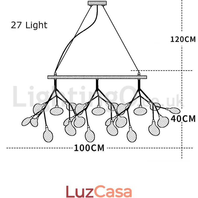 Lustre Fireflies pós-moderno