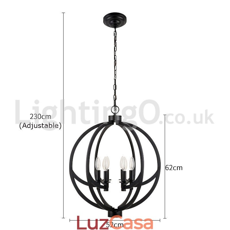 Luminária pendente retrô Ball