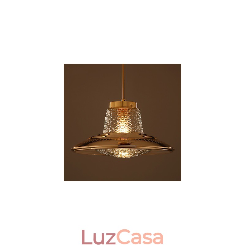 Lustre Mini Estilo Moderno Contemporâneo Metal Pendente Luz