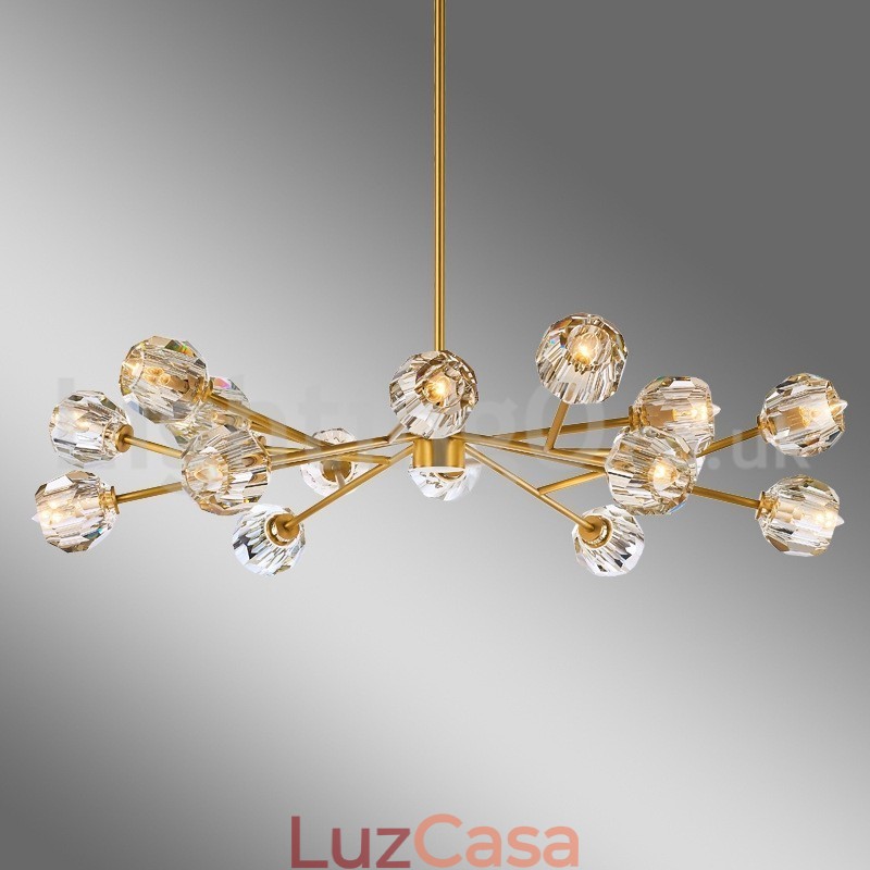Lustre de Cristal Nórdico