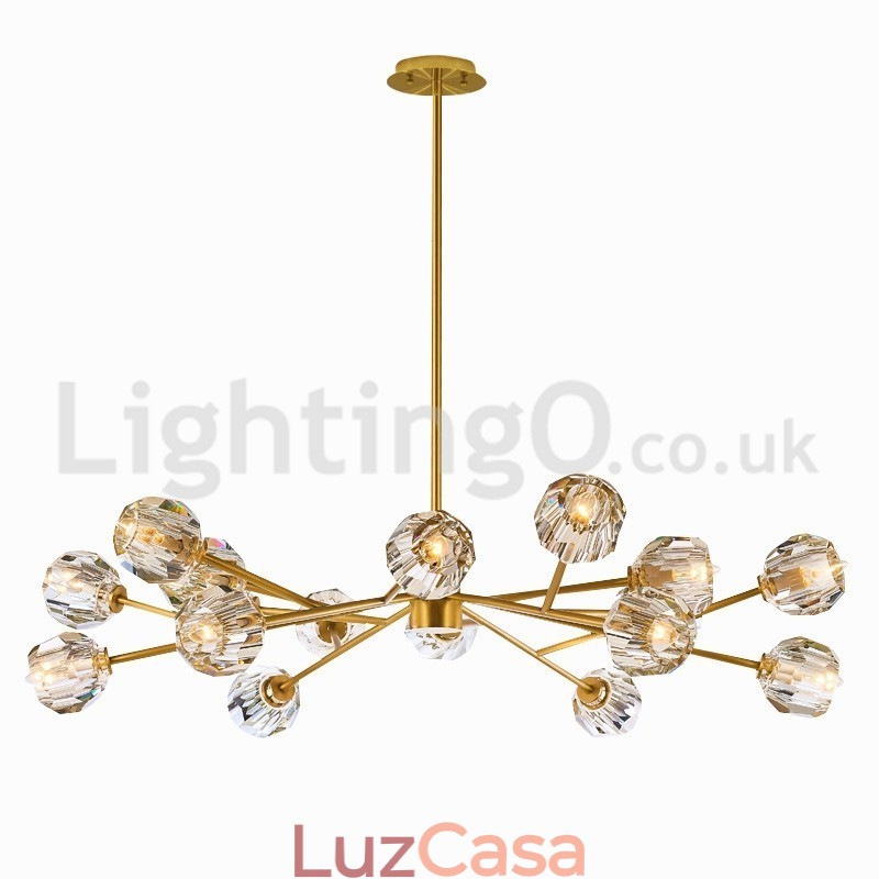Lustre de Cristal Nórdico
