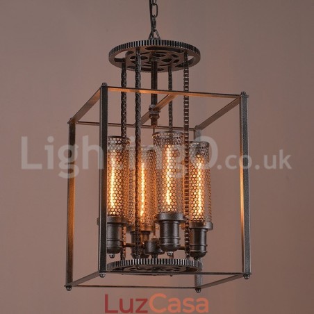 Retro Iron Gear Pendant Light Café Retro Iron Gear Pendant Light Café