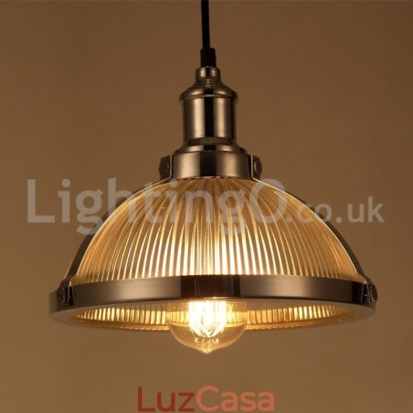 Loja de luminárias pendentes de cabeça única de aço inoxidável industrial Loja de luminárias pendentes de cabeça única de aço inoxidável industrial