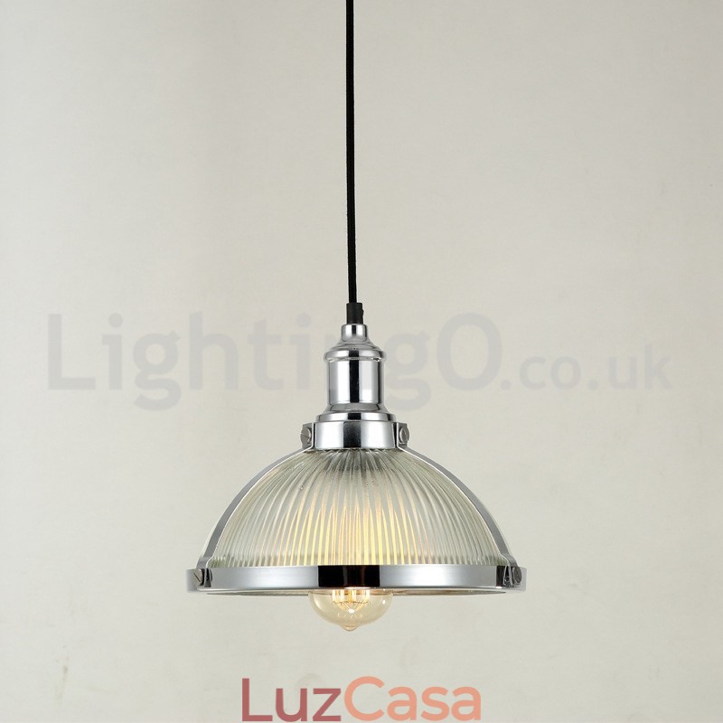 Loja de luminárias pendentes de cabeça única de aço inoxidável industrial