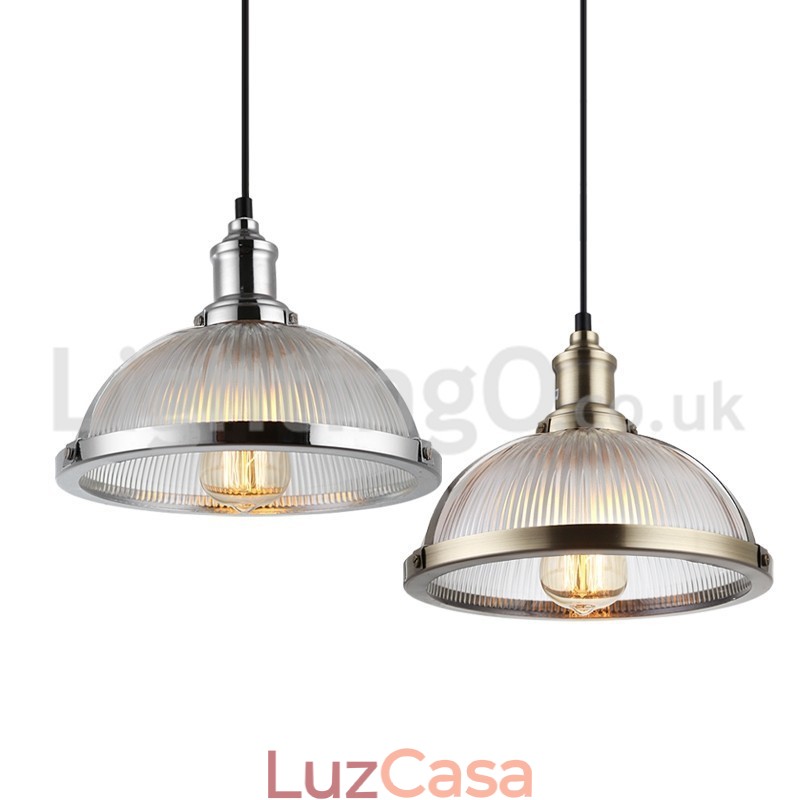 Loja de luminárias pendentes de cabeça única de aço inoxidável industrial