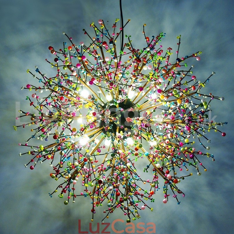 Lustre nórdico Dandelion Color Chandelier