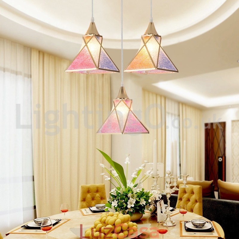 Barato 1 Luz 3 Luzes Moderno Pendente Luz