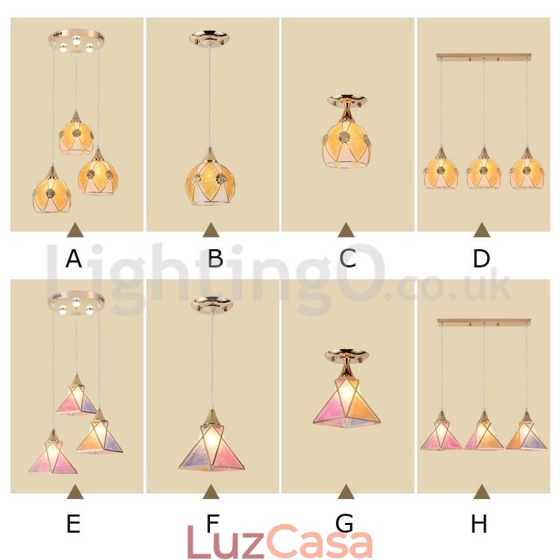Barato 1 Luz 3 Luzes Moderno Pendente Luz