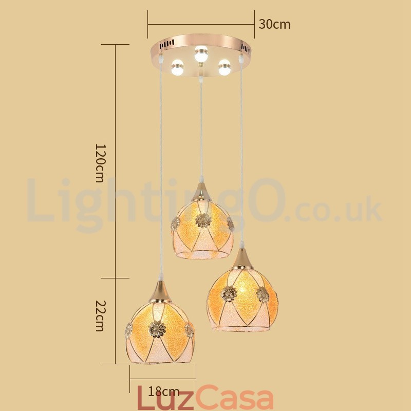 Barato 1 Luz 3 Luzes Moderno Pendente Luz