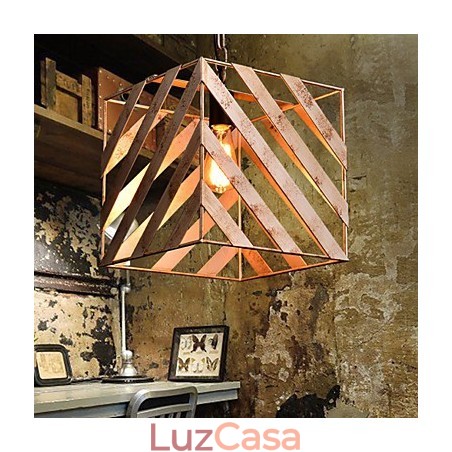 Lâmpada de ferro retrô Lustre moderno minimalista estilo industrial Lâmpada de ferro retrô Lustre moderno minimalista estilo industrial