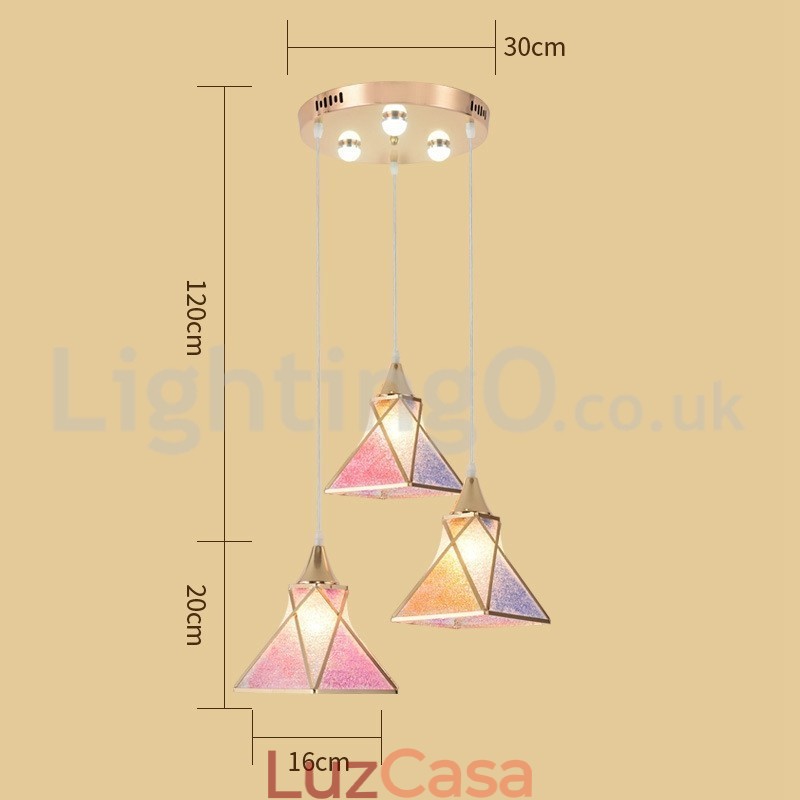 Barato 1 Luz 3 Luzes Moderno Pendente Luz