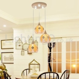 Barato 1 Luz 3 Luzes Moderno Pendente Luz
