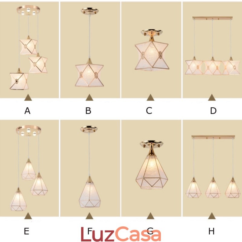 Preço baixo Moderno 1 Luz 3 Luzes Pendente Luz