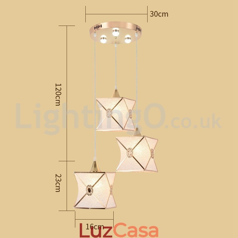 Preço baixo Moderno 1 Luz 3 Luzes Pendente Luz
