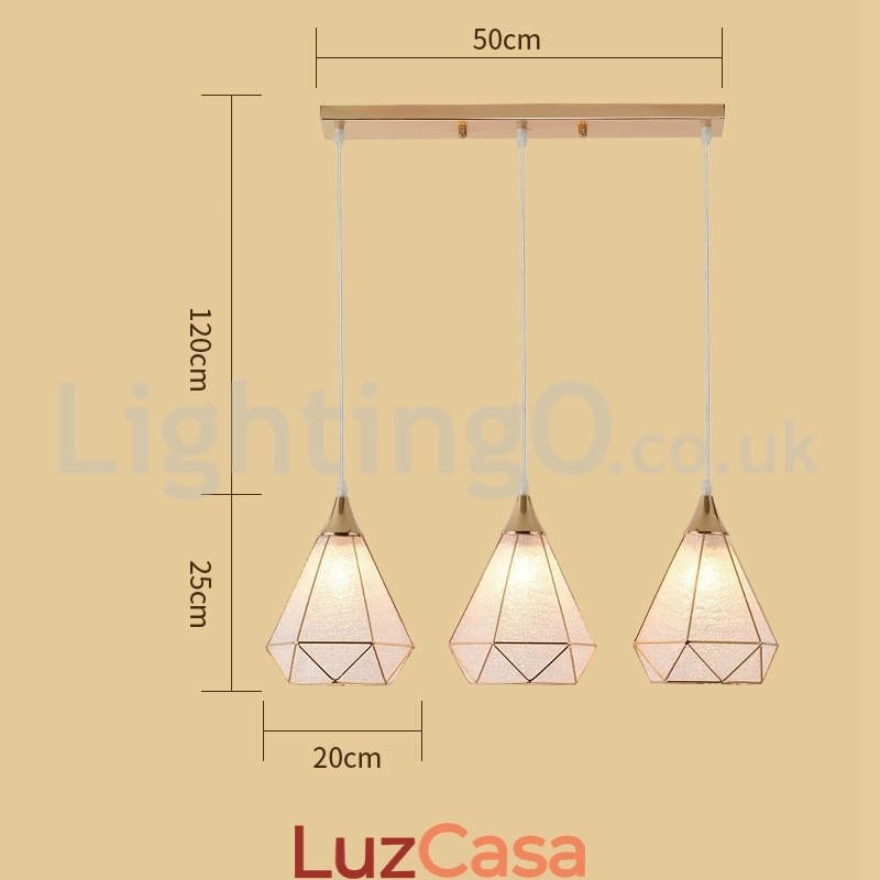 Preço baixo Moderno 1 Luz 3 Luzes Pendente Luz