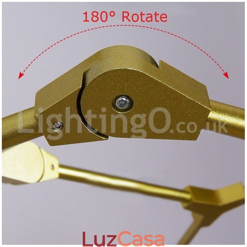 Lustre nórdico moderno de vidro mágico com lustre molecular