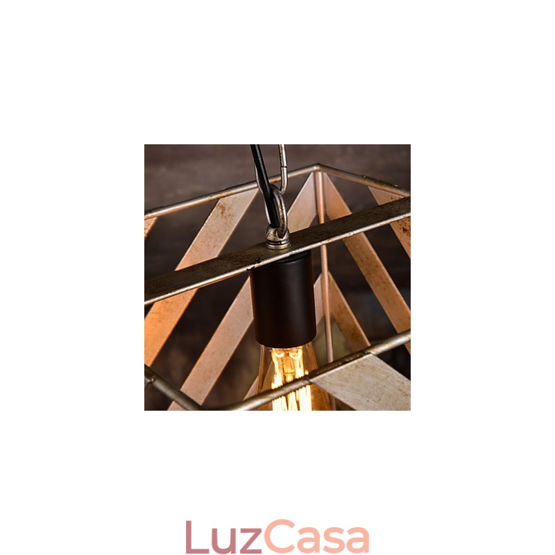 Lâmpada de ferro retrô Lustre moderno minimalista estilo industrial
