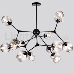 Lustre nórdico pós-moderno molecular mágico feijão café
