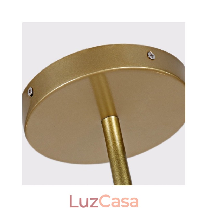 Lustre nórdico pós-moderno molecular mágico feijão café