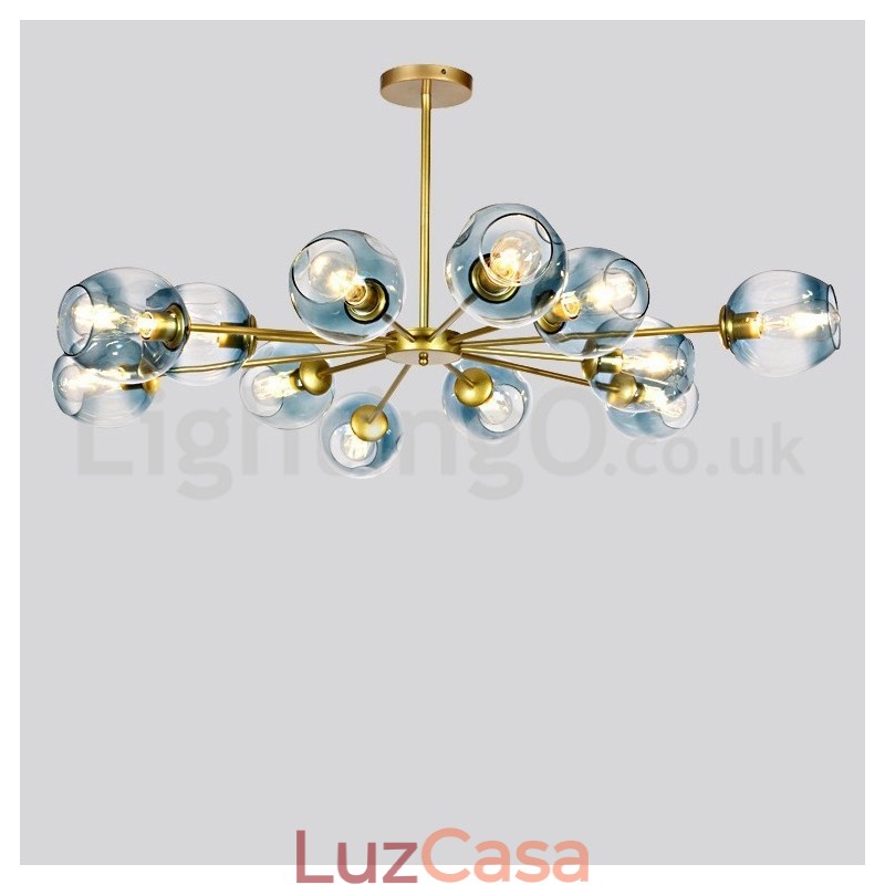 Lustre molecular pós-moderno nórdico Lustre Magic Bean Café