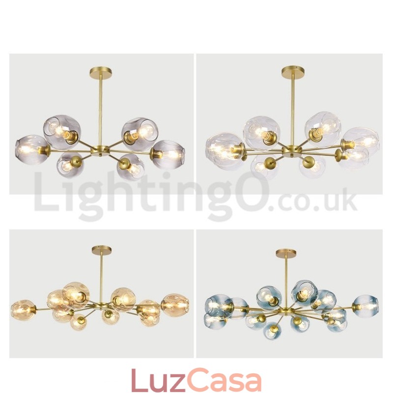Lustre molecular pós-moderno nórdico Lustre Magic Bean Café