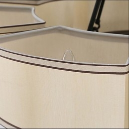 Lustre de estilo chinês Ferro Cobre Imitação Lâmpadas de Ar