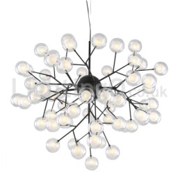 Lustre de vidro com bolhas moleculares pós-modernas nórdicas