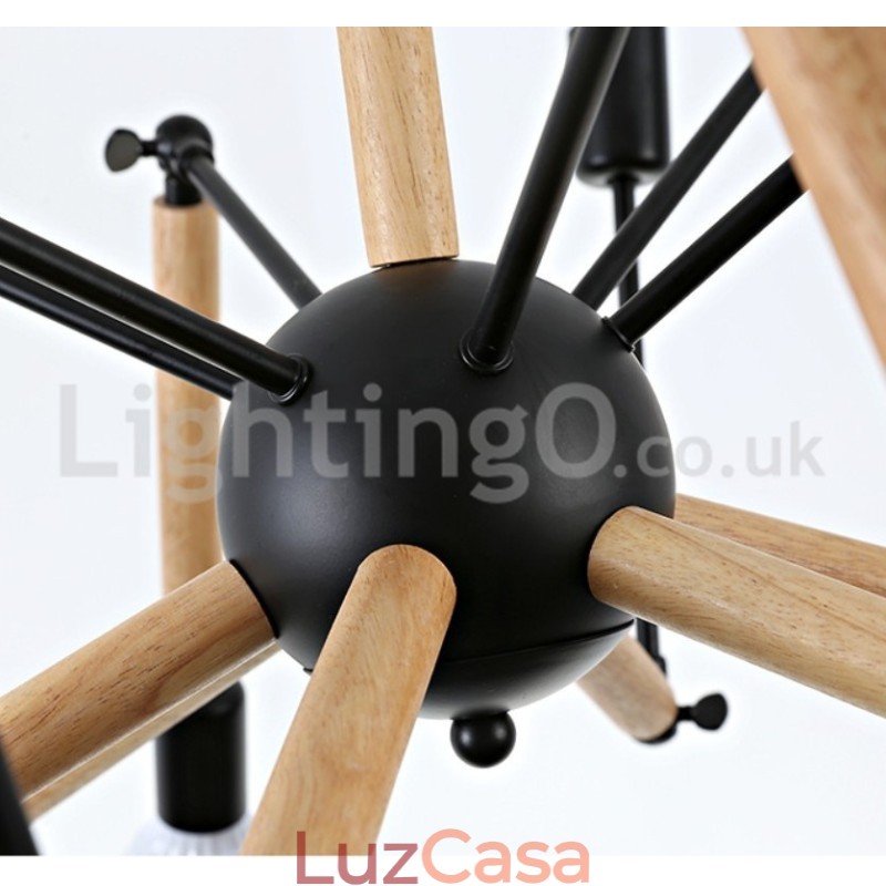 Loja de roupas de lustre de aranha pós-moderna