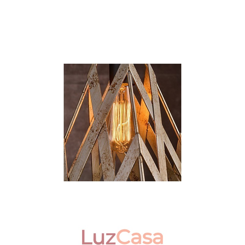 Lâmpada de ferro retrô Lustre moderno minimalista estilo industrial