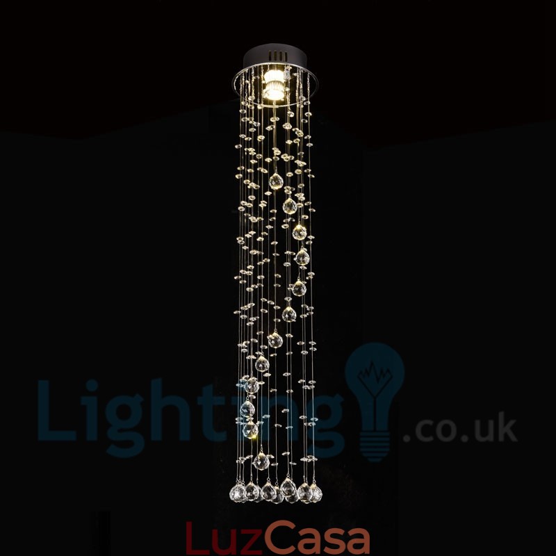 1 Luz Barato Moderno K9 Cristal Redondo Montagem Embutida Luz de Teto