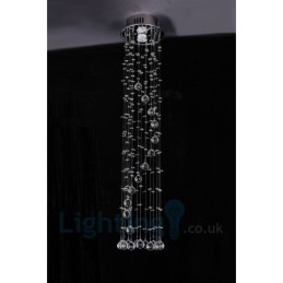 1 Luz Barato Moderno K9 Cristal Redondo Montagem Embutida Luz de Teto