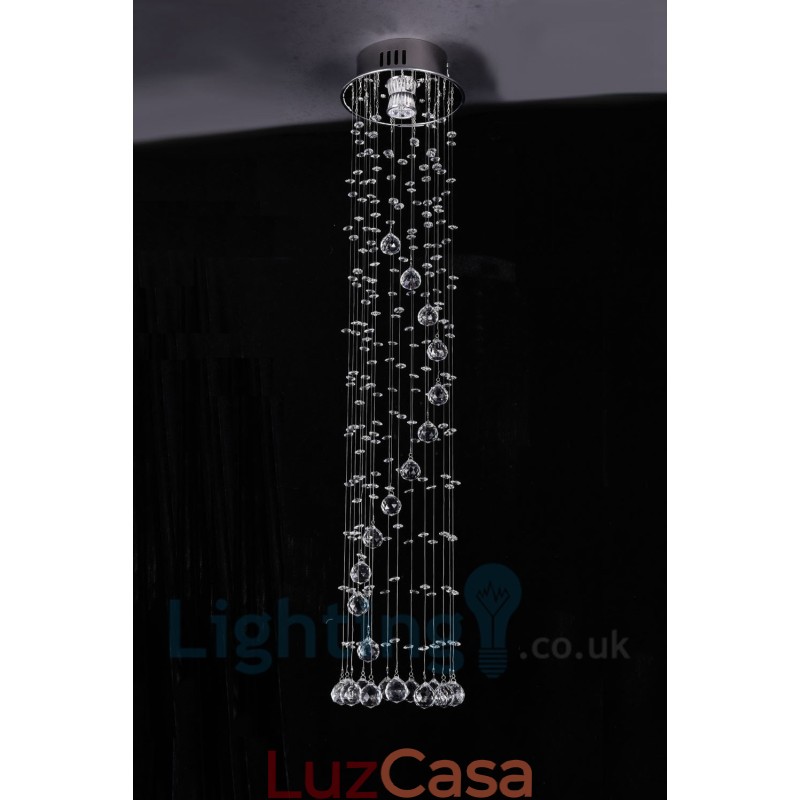 1 Luz Barato Moderno K9 Cristal Redondo Montagem Embutida Luz de Teto