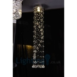 1 Luz Barato Moderno K9 Cristal Redondo Montagem Embutida Luz de Teto