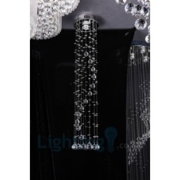 1 Luz Barato Moderno K9 Cristal Redondo Montagem Embutida Luz de Teto