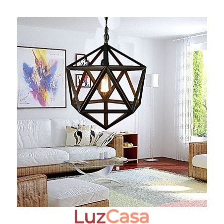 Lustre de metal vintage rústico Lodge Lustre de metal vintage rústico Lodge