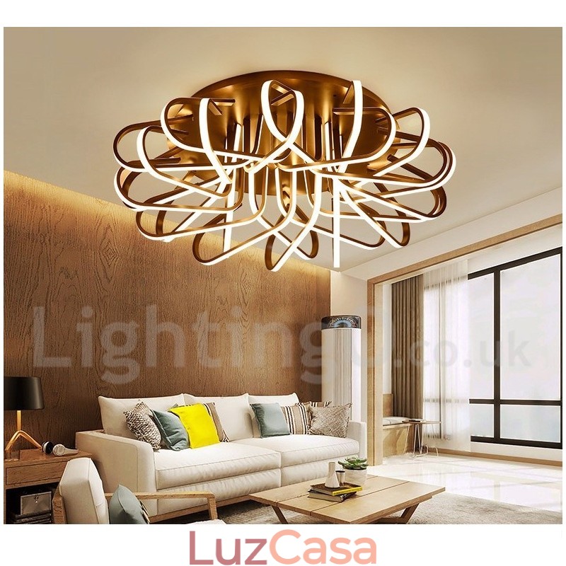 Ninho de Pássaro Regulável Moderno Contemporâneo Alumínio Montagem Embutida Luz de Teto Também Pode Ser Usado Como Luz de Parede
