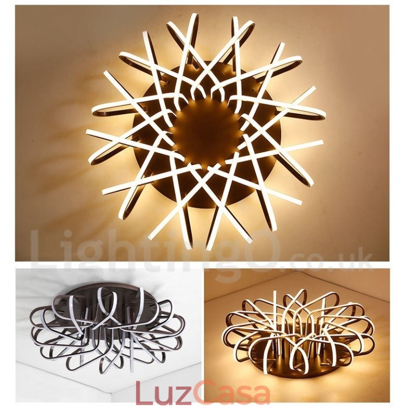 Ninho de Pássaro Regulável Moderno Contemporâneo Alumínio Montagem Embutida Luz de Teto Também Pode Ser Usado Como Luz de Parede