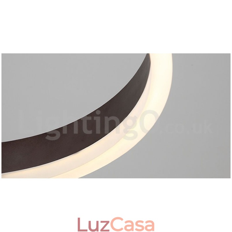 Luminária pendente linear regulável com controle remoto e design moderno