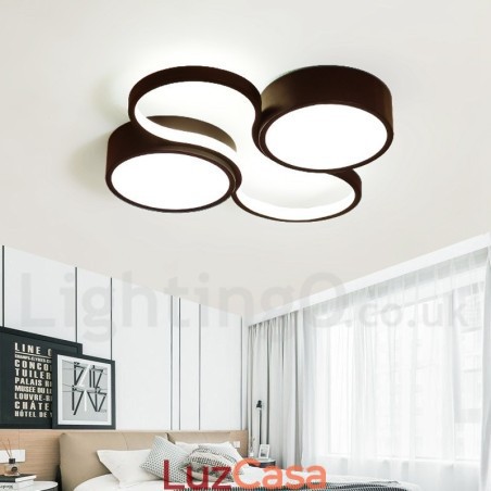Luminária de teto moderna e contemporânea em alumínio com ajuste de intensidade, luminária embutida para sala de estar, quarto, também pode ser usada como luminária de parede Luminária de teto moderna e contemporânea em alumínio com ajuste de intensidade, luminária embutida para sala de estar, quarto, também pode ser usada como luminária de parede