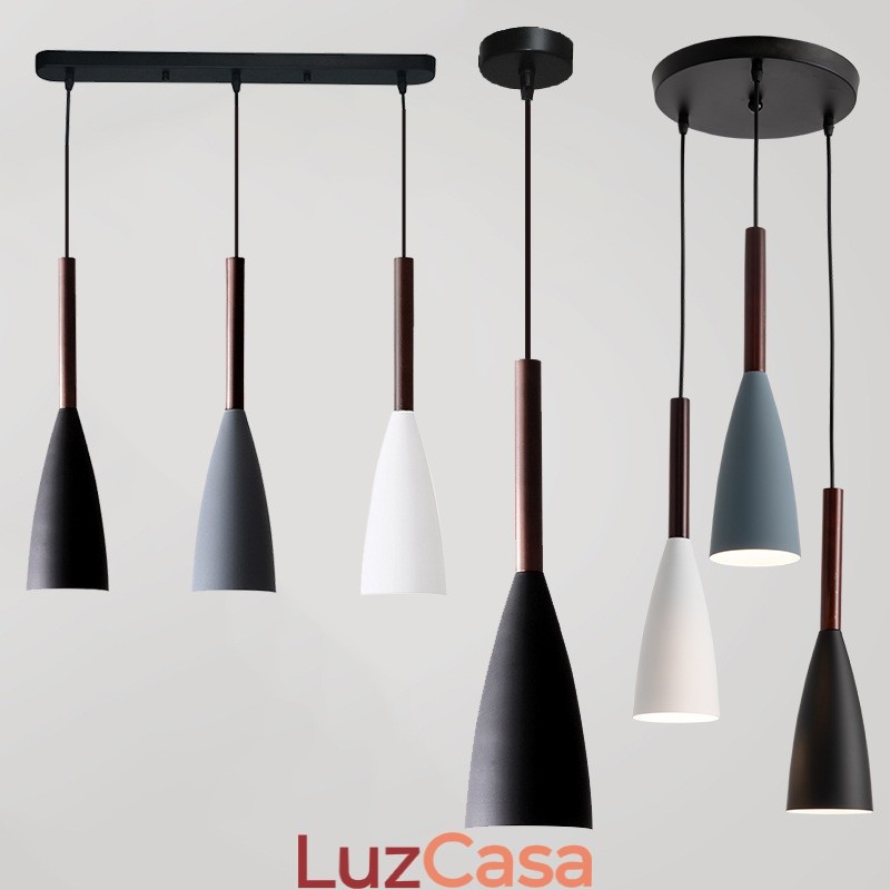 Design moderno e contemporâneo de luminária pendente Macaron