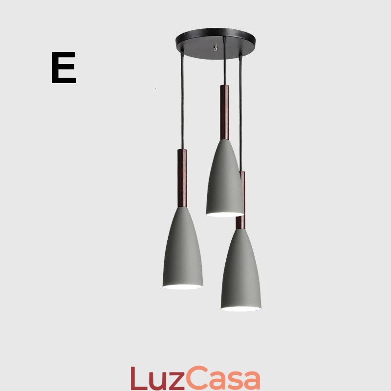 Design moderno e contemporâneo de luminária pendente Macaron