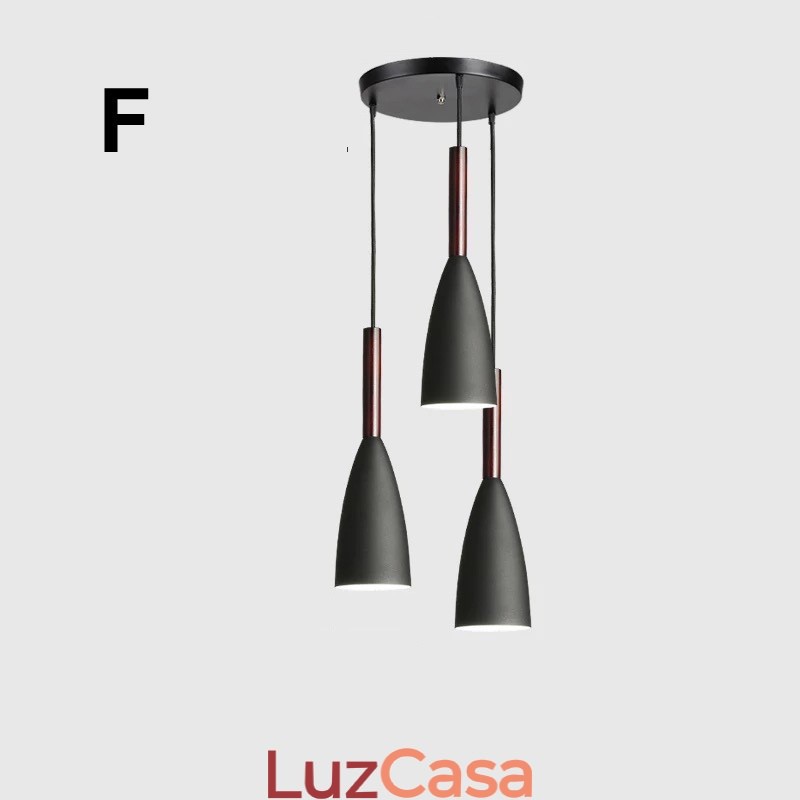 Design moderno e contemporâneo de luminária pendente Macaron