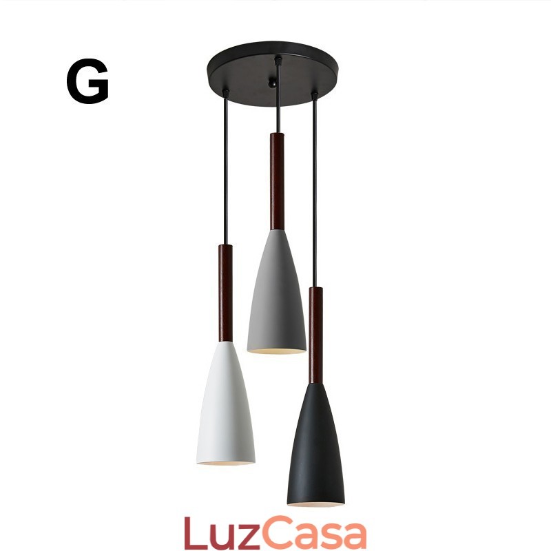 Design moderno e contemporâneo de luminária pendente Macaron