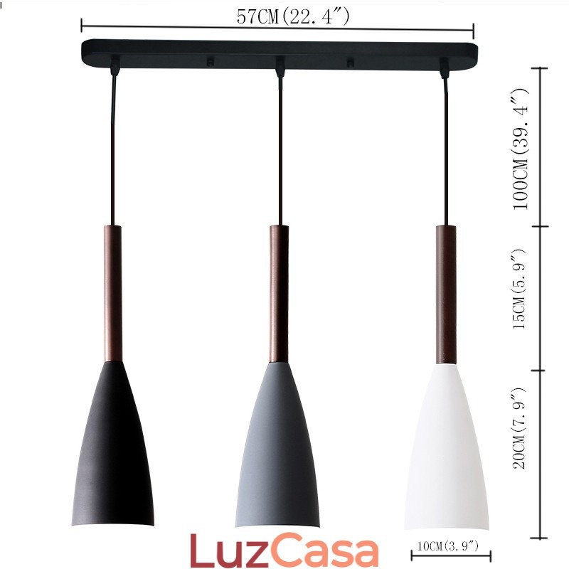 Design moderno e contemporâneo de luminária pendente Macaron