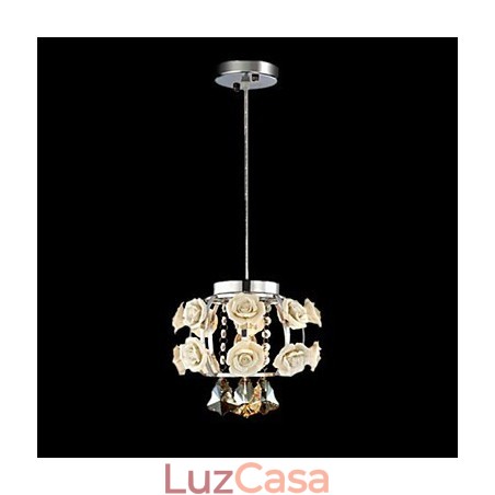 Lustre Cristal Moderno Contemporâneo Lanterna Metal 1 Luz Lustre Cristal Moderno Contemporâneo Lanterna Metal 1 Luz