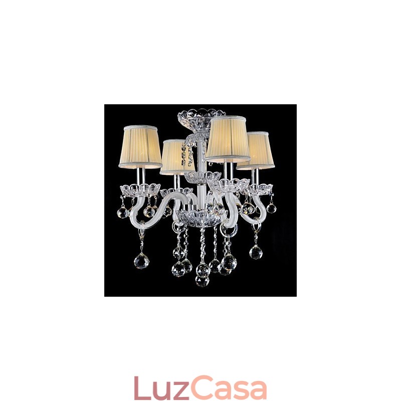 Lustre de cristal estilo mini moderno contemporâneo country globo tradicional clássico tambor ilha vidro